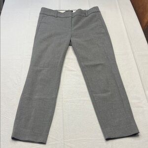 J. Crew 365 Cameron Ankle Pants 4 Season Stretch Grey
